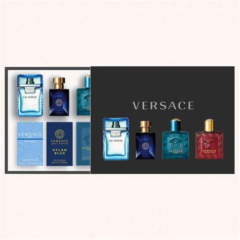 versace miniaturen duftset herren|Versace mini perfume.